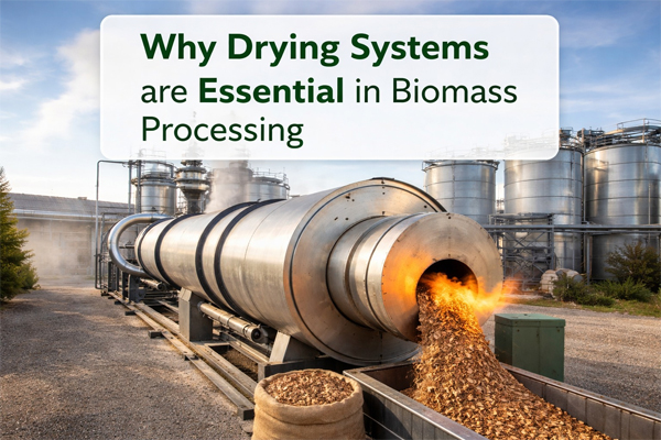 Why Drying Systems are Essential in Biomass Processing